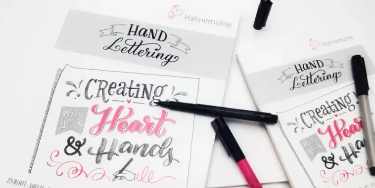 Hahnemühle Askartelutarvikkeet>Hahnemuhle Hand Lettering Lehtio A4