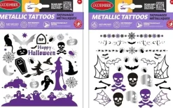 Ei merkkiä Sesonkijuhlatarvikkeet>Halloween Kasvotarrat Metalli, Lajitelma