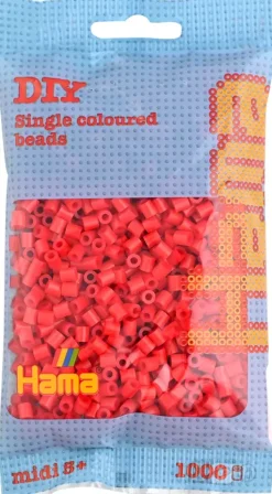 Hama Askartelutarvikkeet<Helmet 1000Kpl Punainen