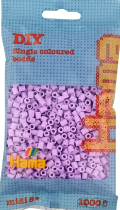 Hama Askartelutarvikkeet<Midi Silityshelmet Pussissa, 1000 Kpl, Pastelli Lila
