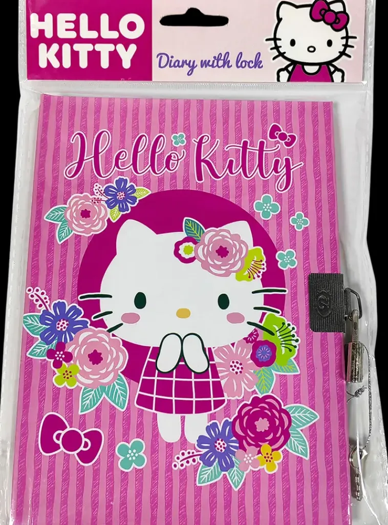 Hello Kitty Paperitarvikkeet>Paivakirja Pussissa