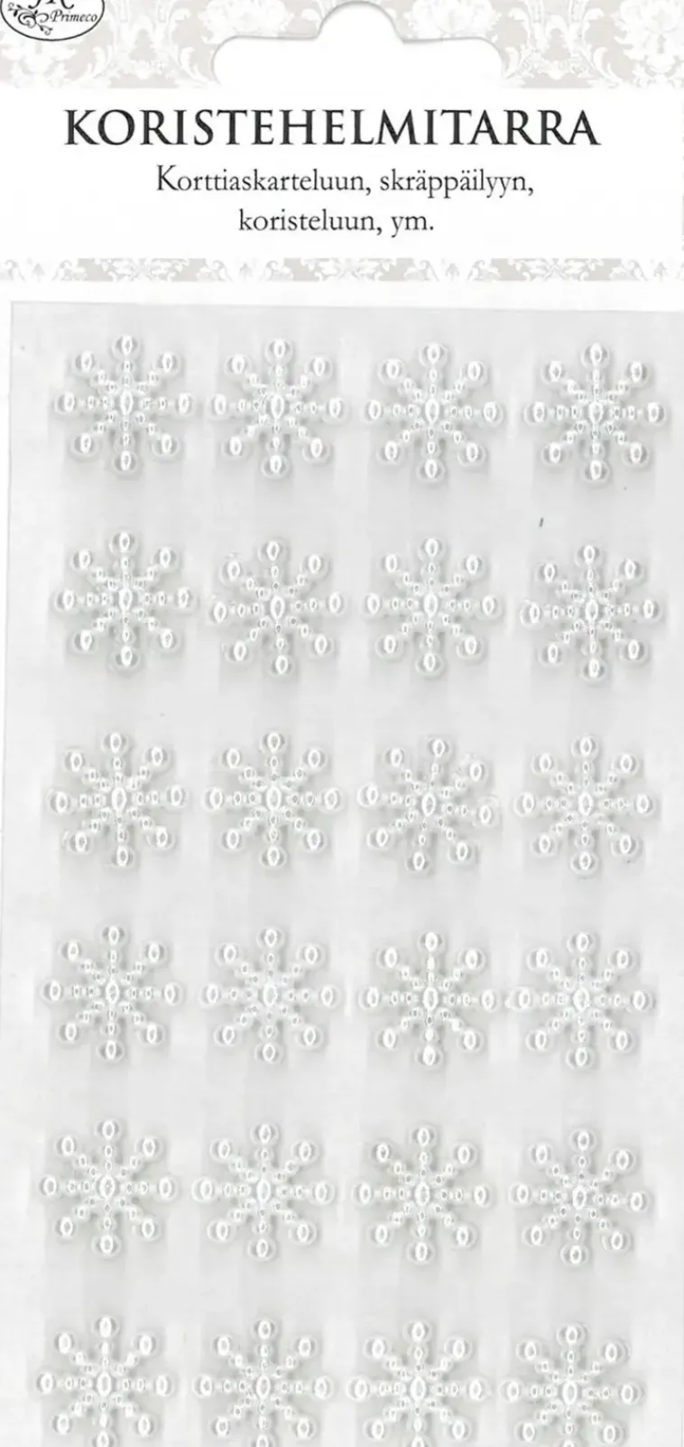 J.K. Primeco Askartelutarvikkeet>Helmitarra Lumihiutale
