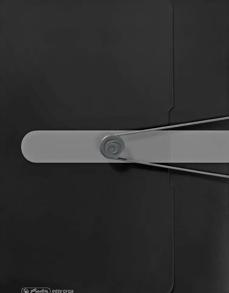 Herlitz Paperitarvikkeet>Sailytyskotelo A4 Easy Orga 4Cm Musta