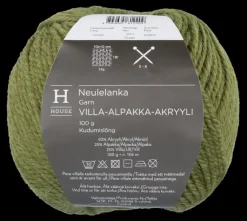 House Käsityötarvikkeet>Neulelanka Villa-Alpakka-Akryyli 112589 100 G