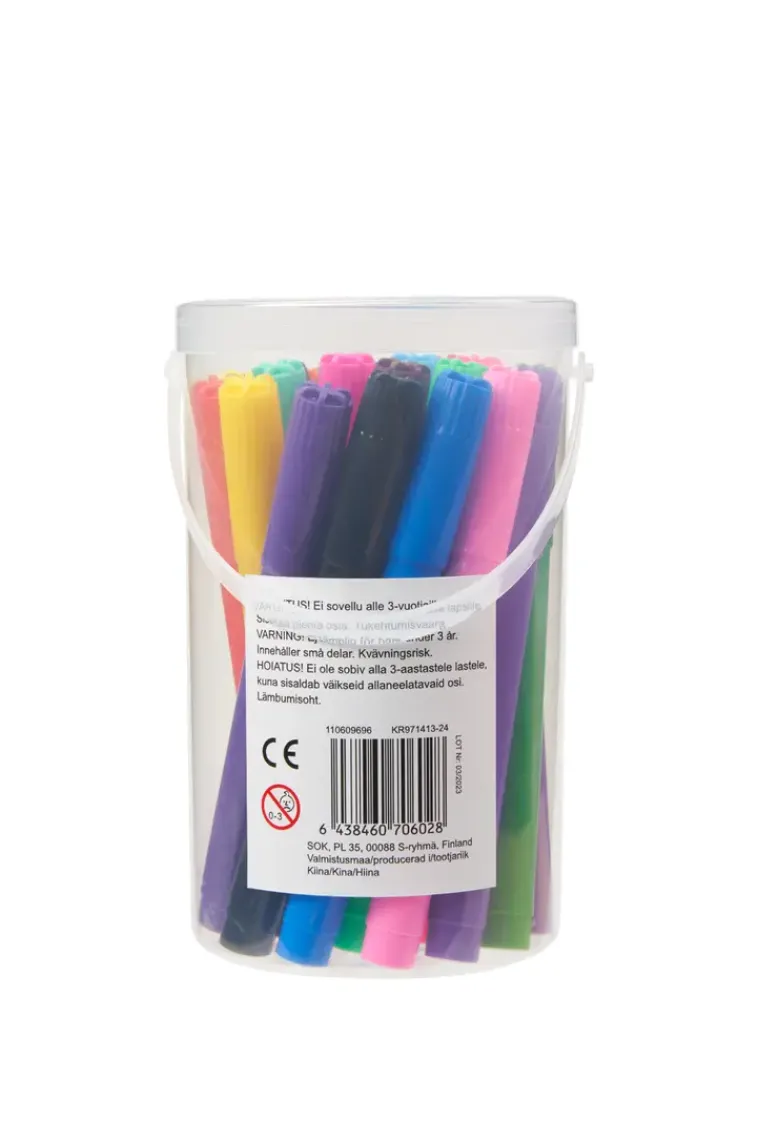 NNX Toimistotarvikkeet>Huopakyna Jumbo 24 Kpl Purkissa