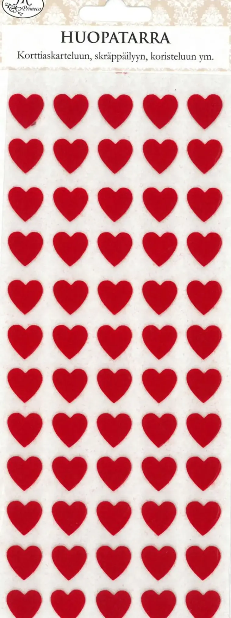 J.K. Primeco Askartelutarvikkeet>Huopatarra Sydan Punainen