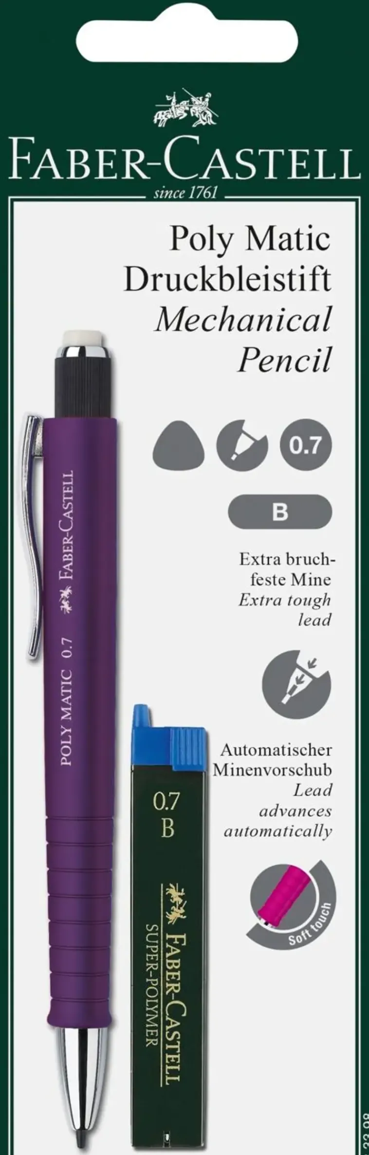 Faber-Castell Toimistotarvikkeet>Irtolyijykyna Poly Matic 0.7