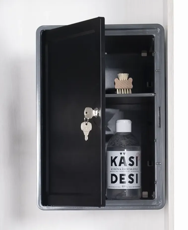 Lanka ja Muovi Säilytyskalusteet<Jemma Lukittava Kaappi Kemikaaleille Lm 830