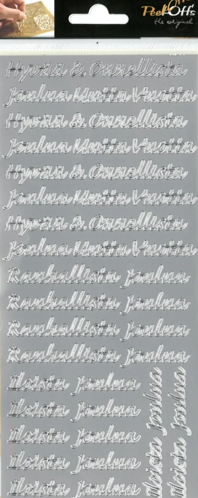 J.K. Primeco Askartelutarvikkeet<Aariviivatarra Joulu