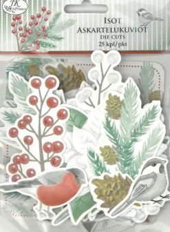 J.K. Primeco Askartelutarvikkeet<Askartelukuvio Iso Havut Ja Marjat 25 Kpl