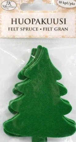 J.K. Primeco Askartelutarvikkeet<Huopakuusi Vihrea 10 Kpl