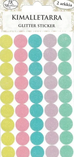 J.K. Primeco Askartelutarvikkeet<Kimalletarra Pallot Pastelli 2 Ark