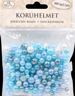 J.K. Primeco Askartelutarvikkeet<Koruhelmet Sininen Lajitelma 300 Kpl