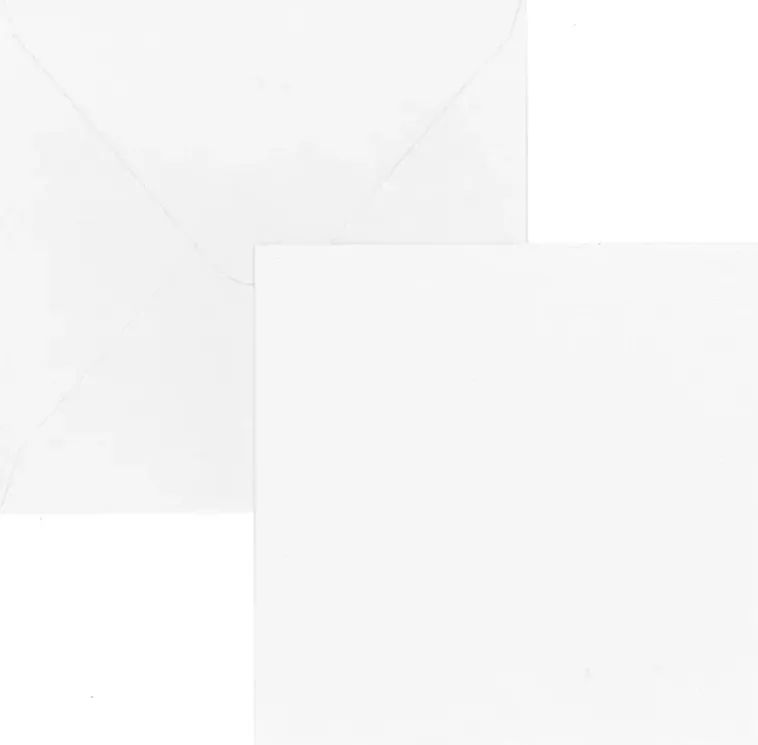 J.K. Primeco Askartelutarvikkeet<Lumo 2-Osainen Korttipohja+Kirjekuori Nelio Luonnonvalkoinen 5Kpl+5Kpl