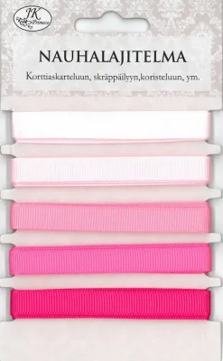 J.K. Primeco Askartelutarvikkeet<Nauhalajitelma Pinkki