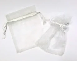 J.K. Primeco Askartelutarvikkeet>Organzapussi Valkoinen 10Kpl/Pkt