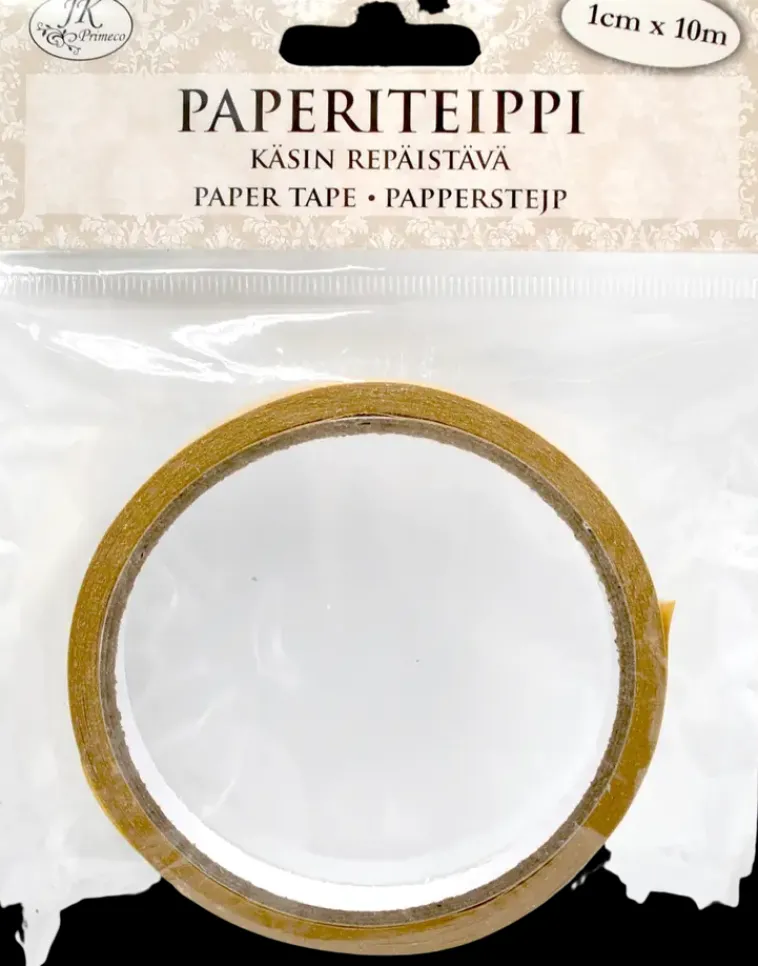 J.K. Primeco Askartelutarvikkeet<Paperiteippi 1Cm X 10M Ruskea
