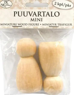 J.K. Primeco Askartelutarvikkeet<Puuvartalo 7 Cm Natur 2 Kpl