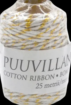 J.K. Primeco Askartelutarvikkeet<Puuvillanaru 2 Mm X 25 M Valkokulta