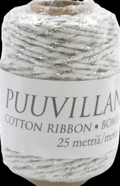 J.K. Primeco Askartelutarvikkeet<Puuvillanaru 2 Mm X 25 M Valkohopea