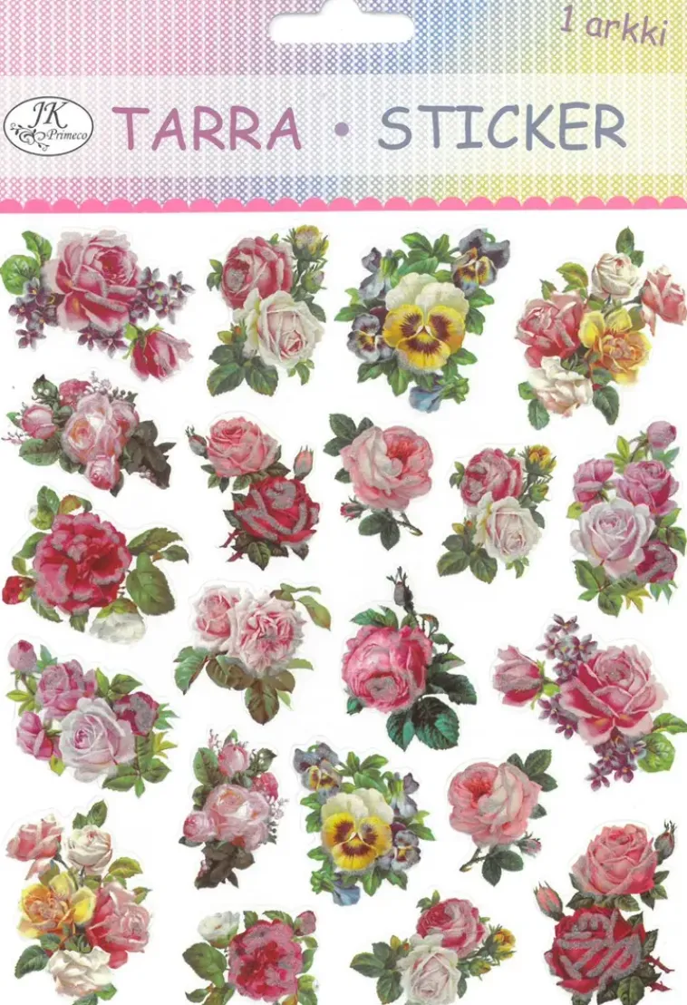 J.K. Primeco Askartelutarvikkeet<Tarra-Arkki Ruusut Vintage