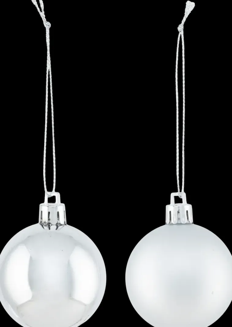 NNX Sesonkijuhlatarvikkeet>Joulupallo 6 Cm 24 Kpl, Erilaisia