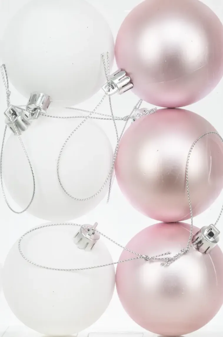 NNX Sesonkijuhlatarvikkeet>Joulupallo 6 Cm Matta 6 Kpl