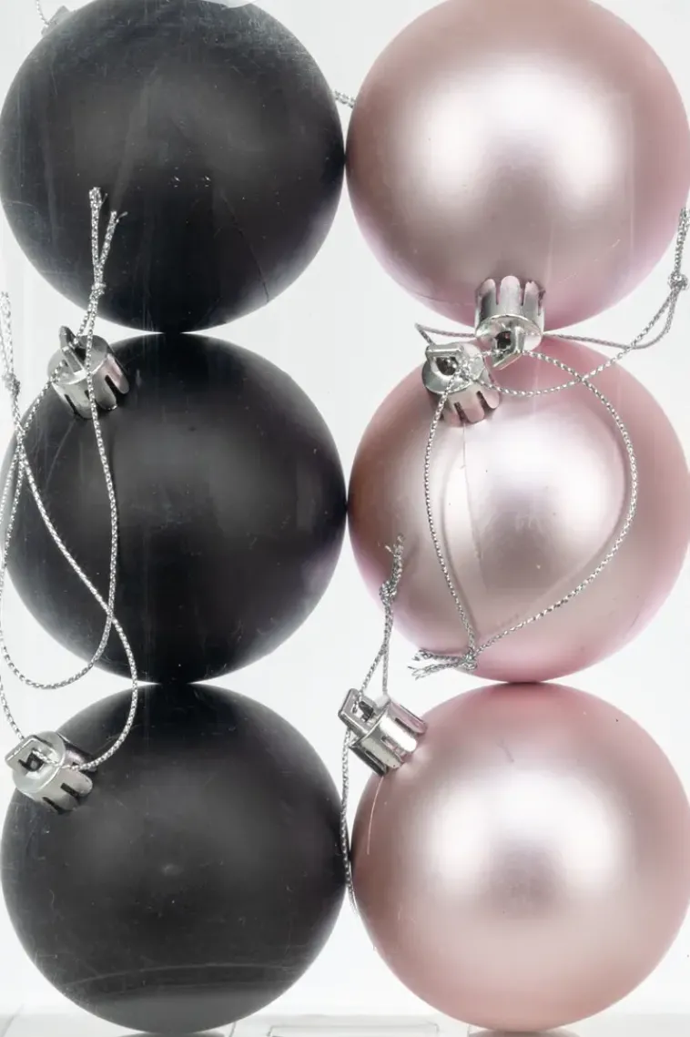 NNX Sesonkijuhlatarvikkeet>Joulupallo 6 Cm Matta 6 Kpl