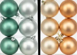 NNX Sesonkijuhlatarvikkeet>Joulupallo 6 Cm Matta 6 Kpl