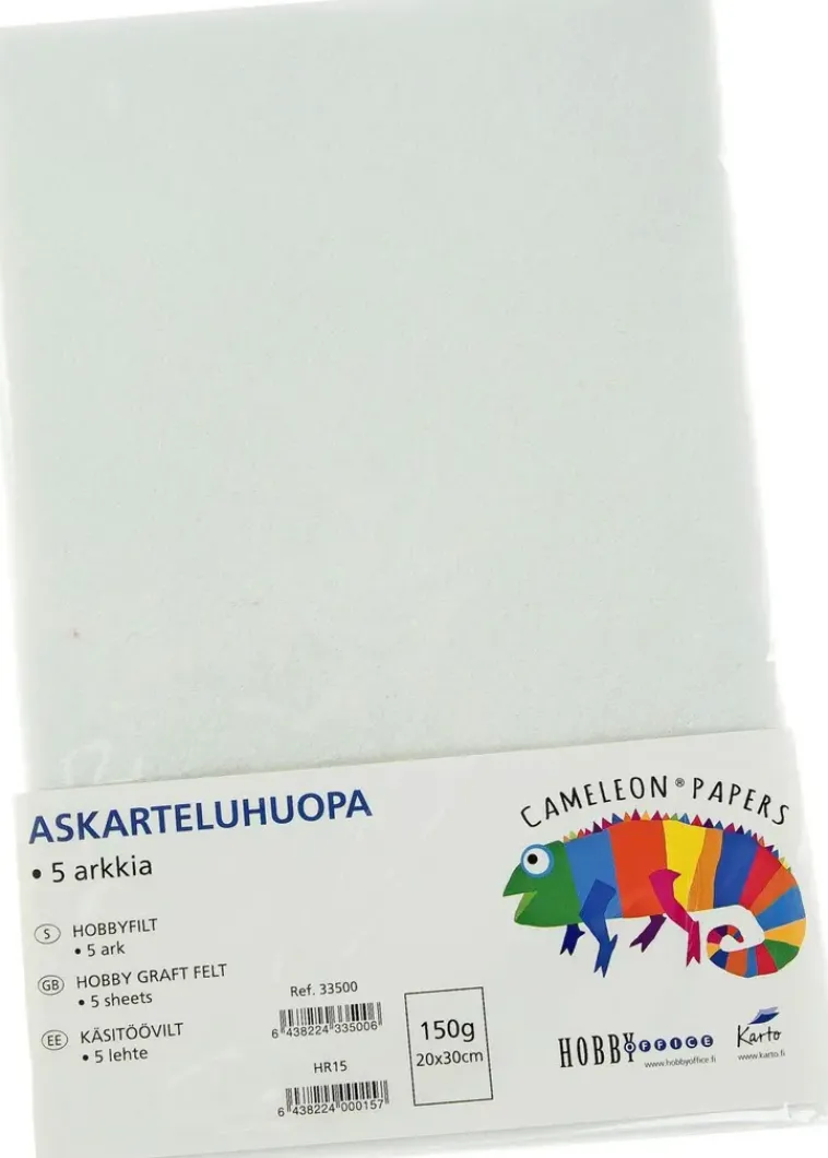 Karto Askartelutarvikkeet<Askarteluhuopa 20X30Cm 5Ark/Pss
