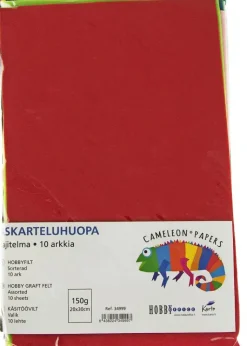 Karto Askartelutarvikkeet<Askarteluhuopa 20X30Cm 10 Arkkia