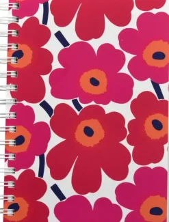 Marimekko Paperitarvikkeet>Karto Muistikirja A5 Kierre Unikko Punainen