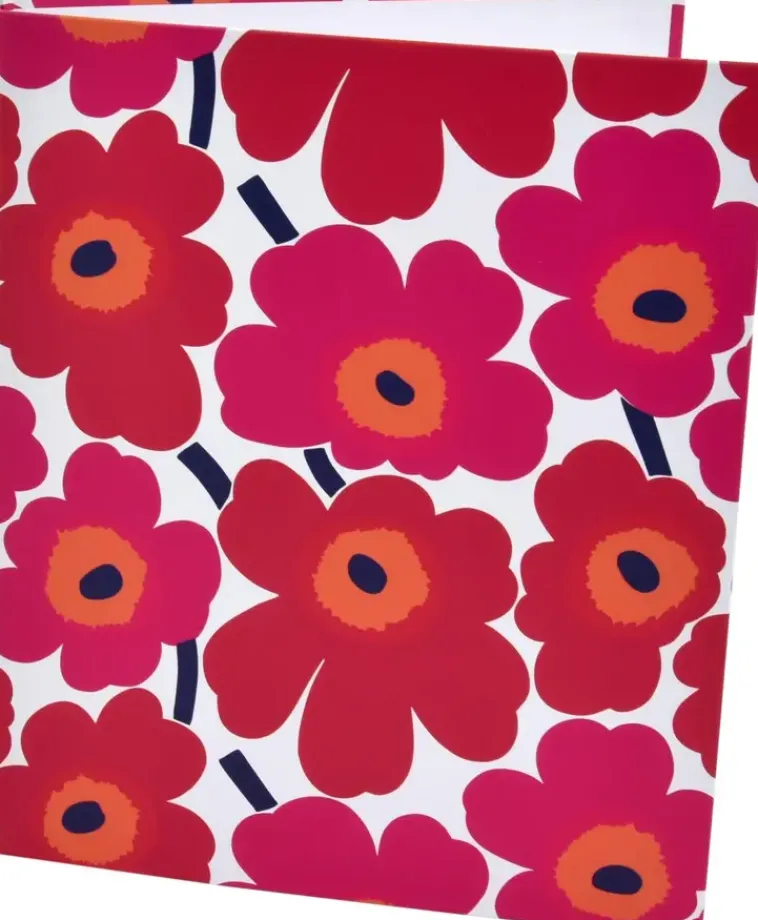 Marimekko Paperitarvikkeet>Karto Rengaskansio A4/3Cm Unikko Punainen