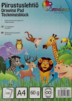 Karto Paperitarvikkeet>Piirustuslehtio A4/100
