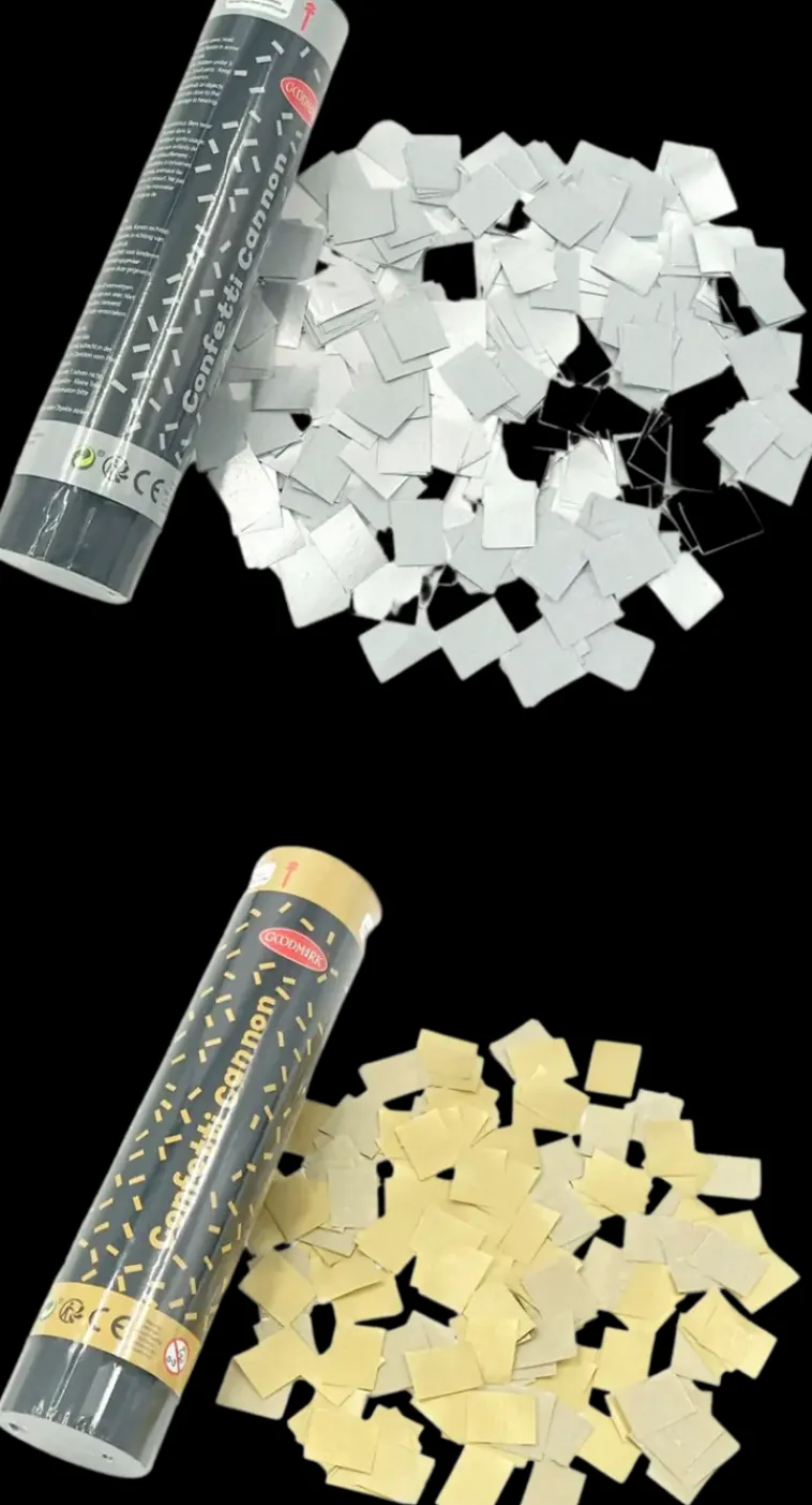 Ei merkkiä Sesonkijuhlatarvikkeet>Konfettitykki Kulta / Hopea Lajitelma