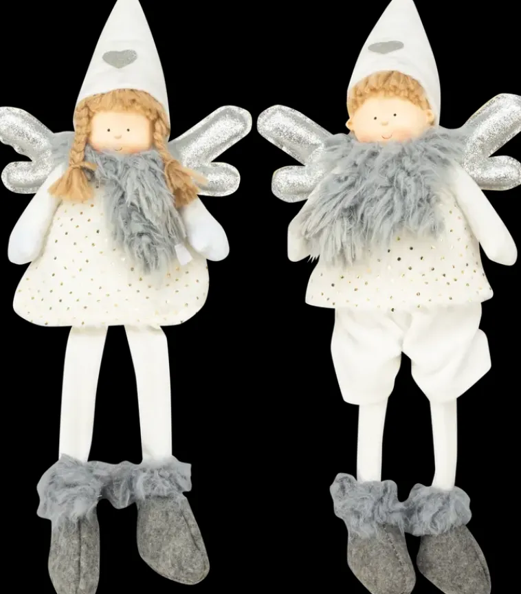 NNX Sesonkijuhlatarvikkeet>Koriste-Enkeli Jaloilla 48 Cm, Erilaisia