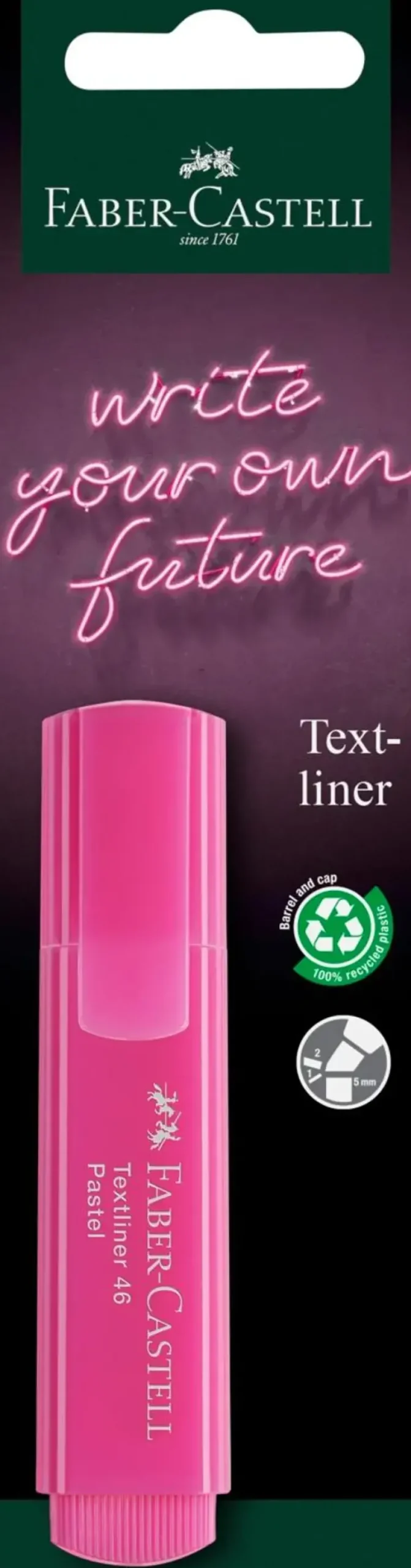 Faber-Castell Toimistotarvikkeet>Korostuskyna 46 Pastelli Pinkki,Turkoosi,Vaalean Vihrea