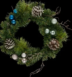 NNX Sesonkijuhlatarvikkeet>Kranssi Sininen Unelma 30Cm