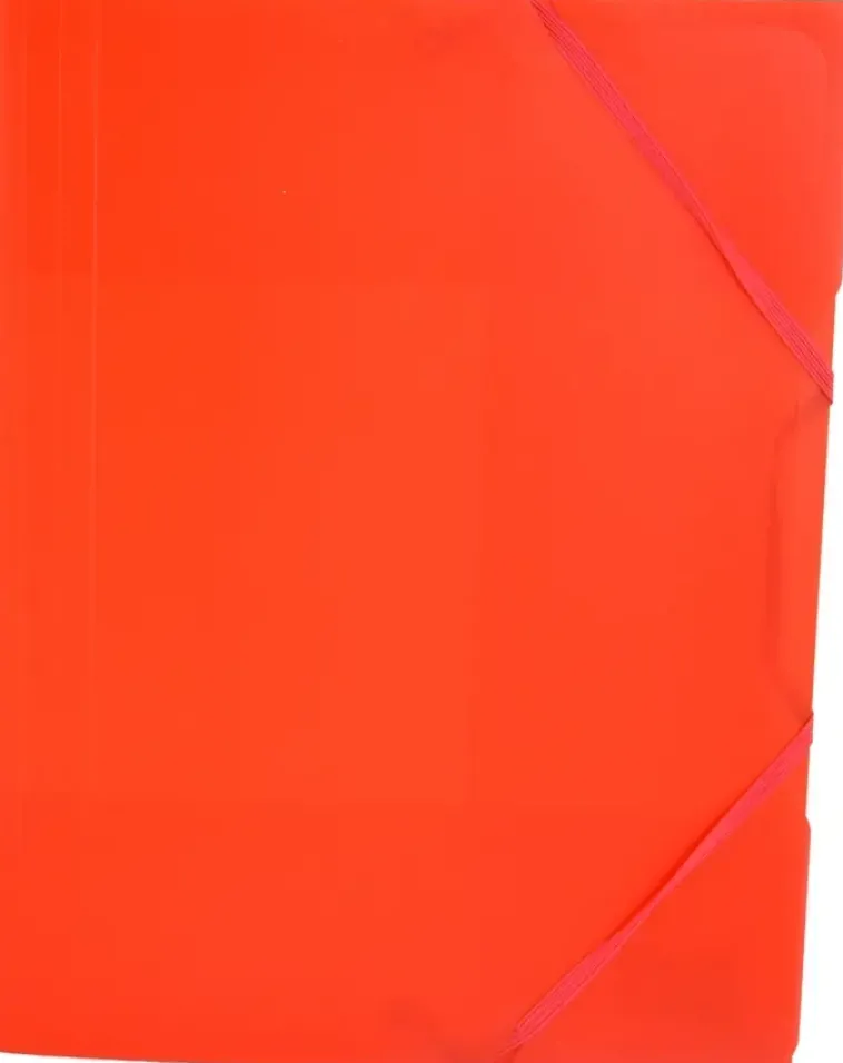 Ei merkkiä Paperitarvikkeet>Kulmalukkokansio A4 Pp Punainen Huurre