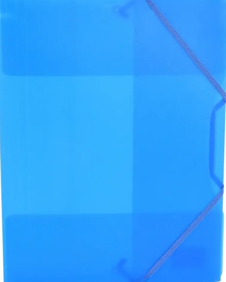 Ei merkkiä Paperitarvikkeet>Kulmalukkokansio A4 Pp Sininen Huurre