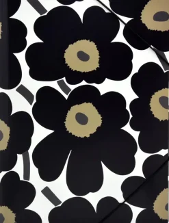 Marimekko Paperitarvikkeet>Kulmalukkokansio A4 Unikko Musta
