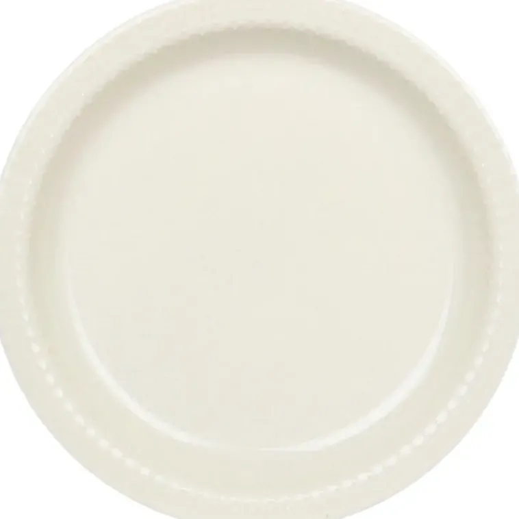 Kultakeramiikka Astiat>Aito Matala Lautanen Valkoinen 18Cm