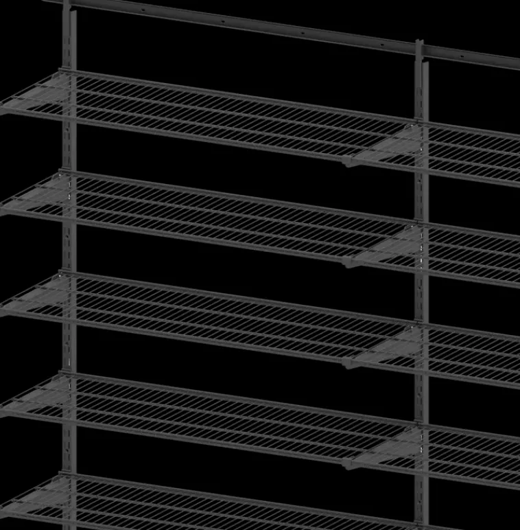 Lanka ja Muovi Säilytyskalusteet<Hyllyjarjestelma M1800 16 Hyllya Lm 840