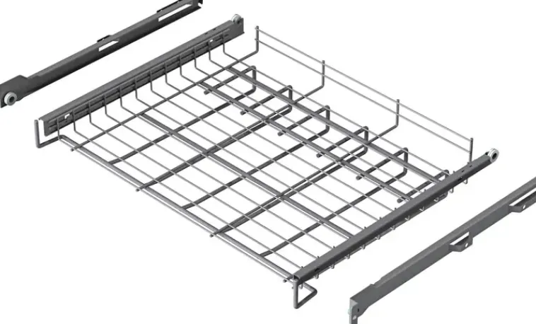 Lanka ja Muovi Säilytyskalusteet<Oy Housutaso 600 Hopea