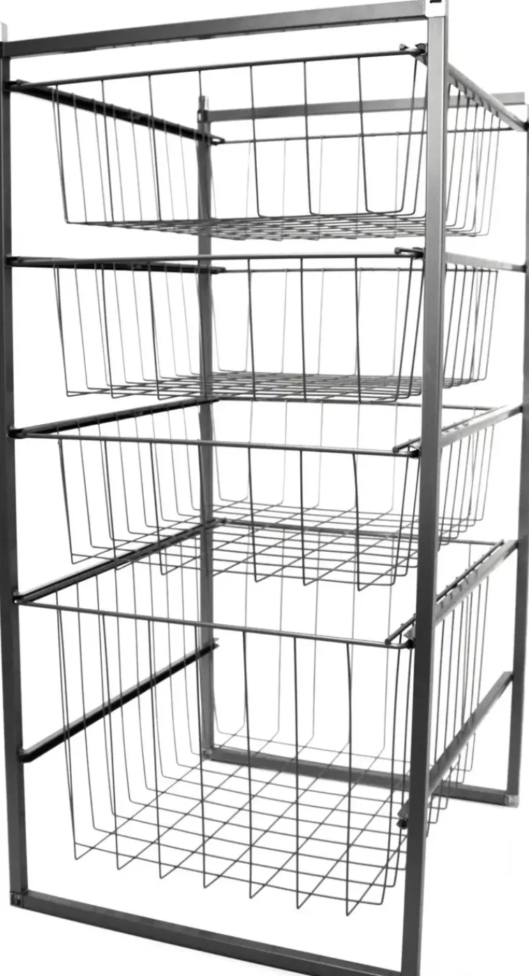 Lanka ja Muovi Säilytyskalusteet<Oy Koritelinesarja 500 Korkea 4 Korilla