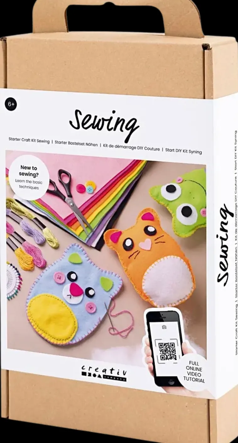 Ei merkkiä Askartelutarvikkeet<Lasten Askartelupakkaus Ompelu, Nallet