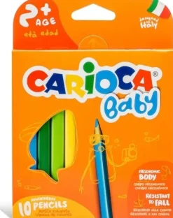 Carioca Toimistotarvikkeet>Lasten Puuvarisarja 10 Kpl Baby +2 Vuotialle