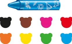 Carioca Toimistotarvikkeet>Lasten Variliitusarja 8 Kpl Baby Wild +2 Vuotiaille