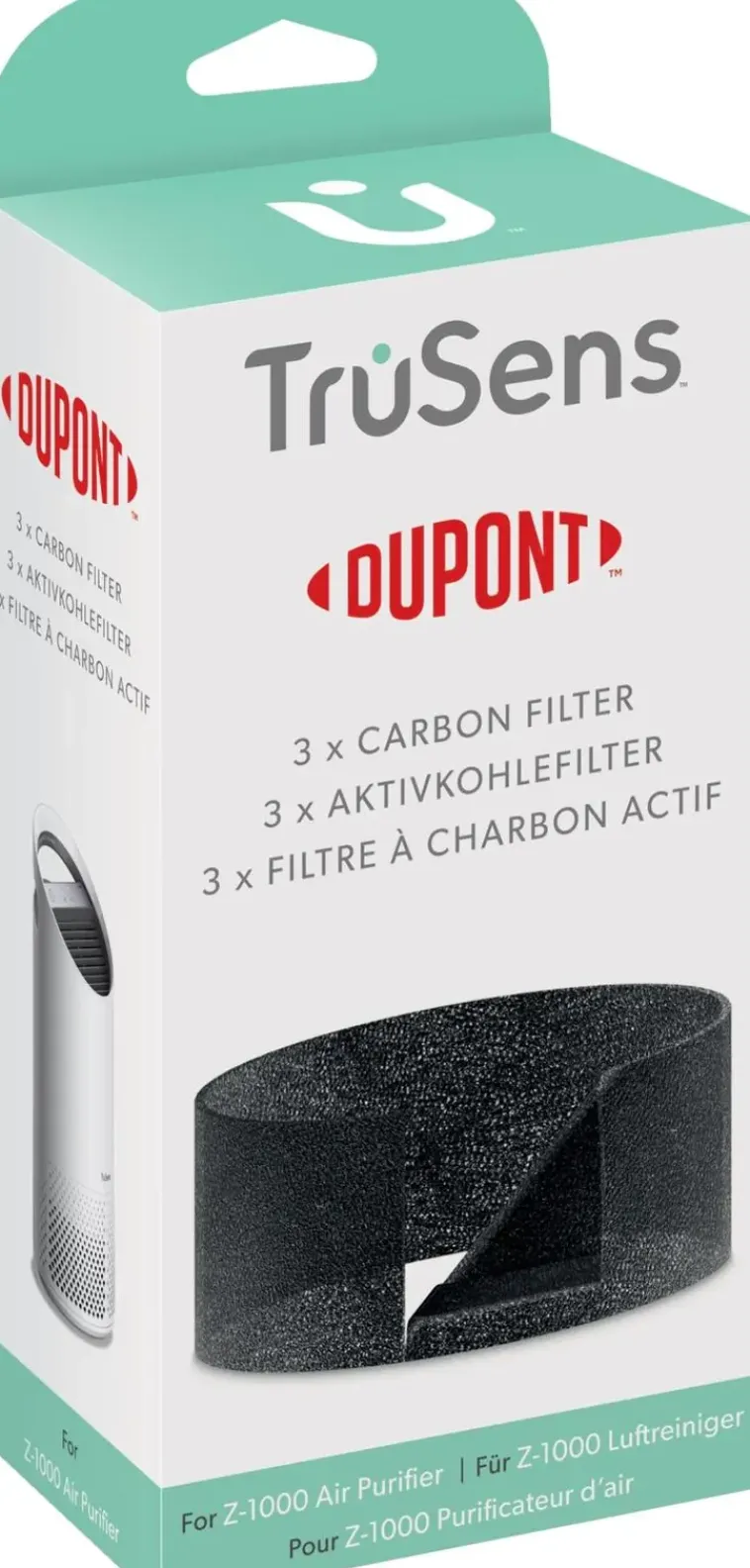 TruSens Ilmastointi Ja Huoneilma<Leitz Z-1000 Small Vaihdettava Hiilisuodatin, 3Kpl