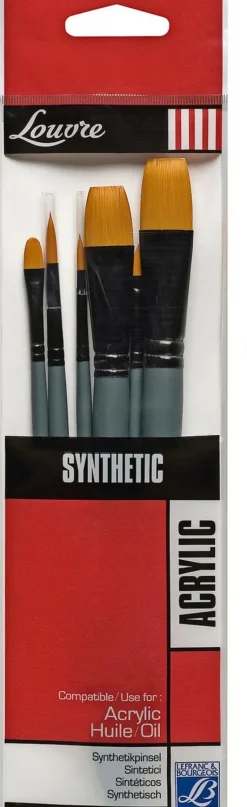 Lefrank u0026 Bourgeois Askartelutarvikkeet<Louvre Sivellinsetti Akryyli- Ja Oljyvareille